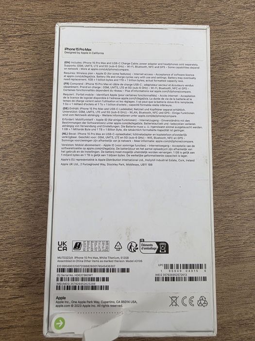 Iphone 15 pro max 512 Gb