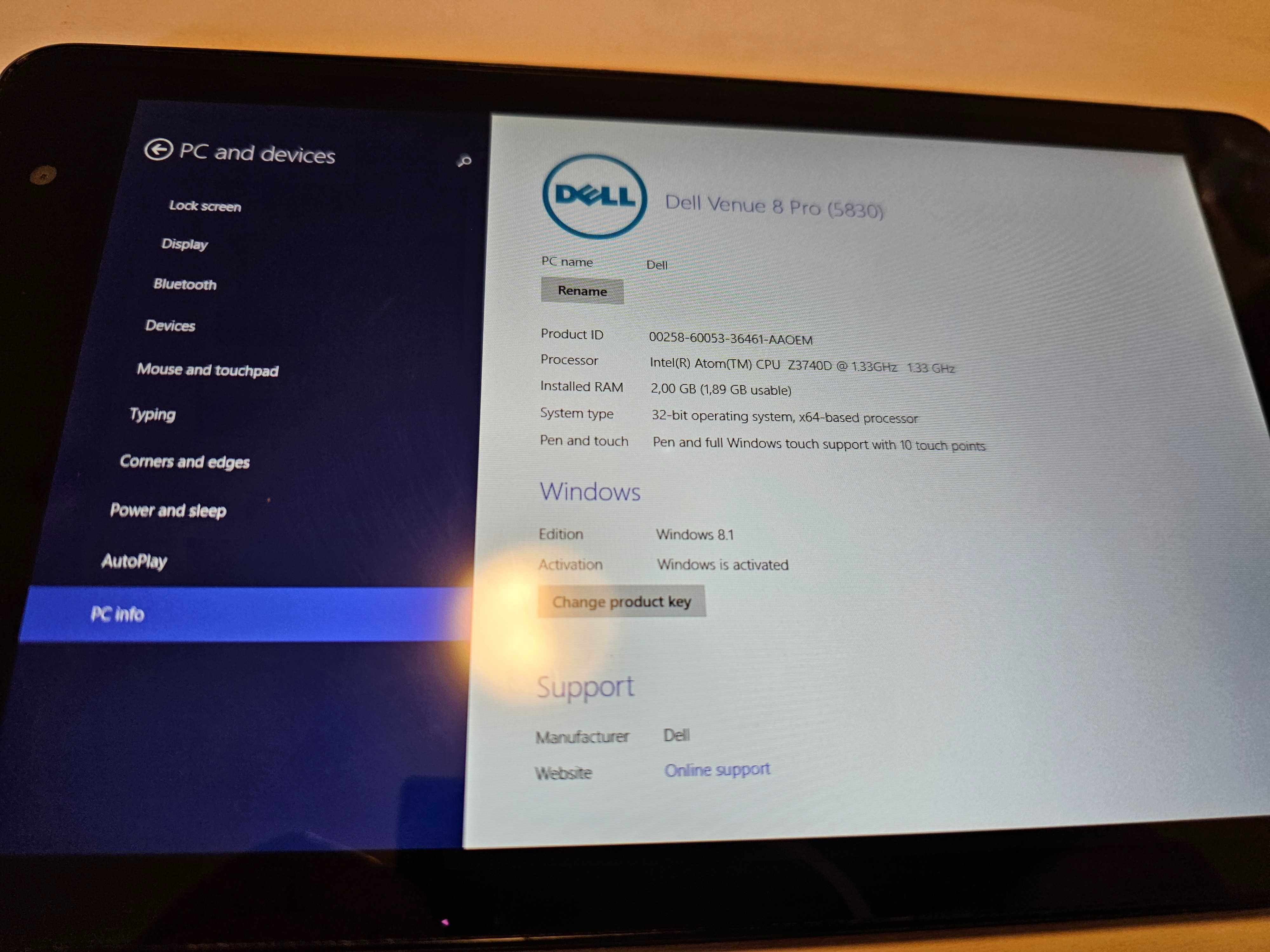 Dell Venue 8 Pro 32GB, Windows 8.1