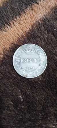 Monedă 100 lei 1943