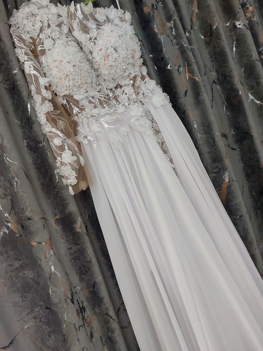 Rochiță albă/cununie/stare civilă/ ocazie elegantă