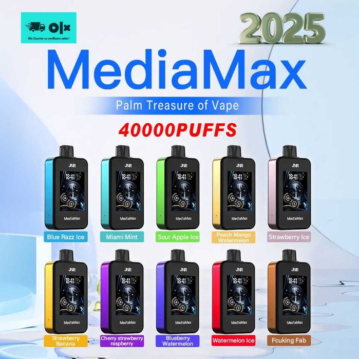 Vape Media PhoneVape 40.000 Puffs Ecran 2.4inch HD