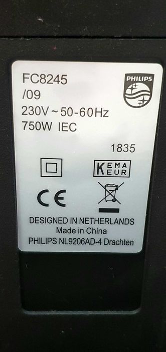 Aspirator Philips PowerGo profesional - FC8245/09, 750W, AAA, Albastru