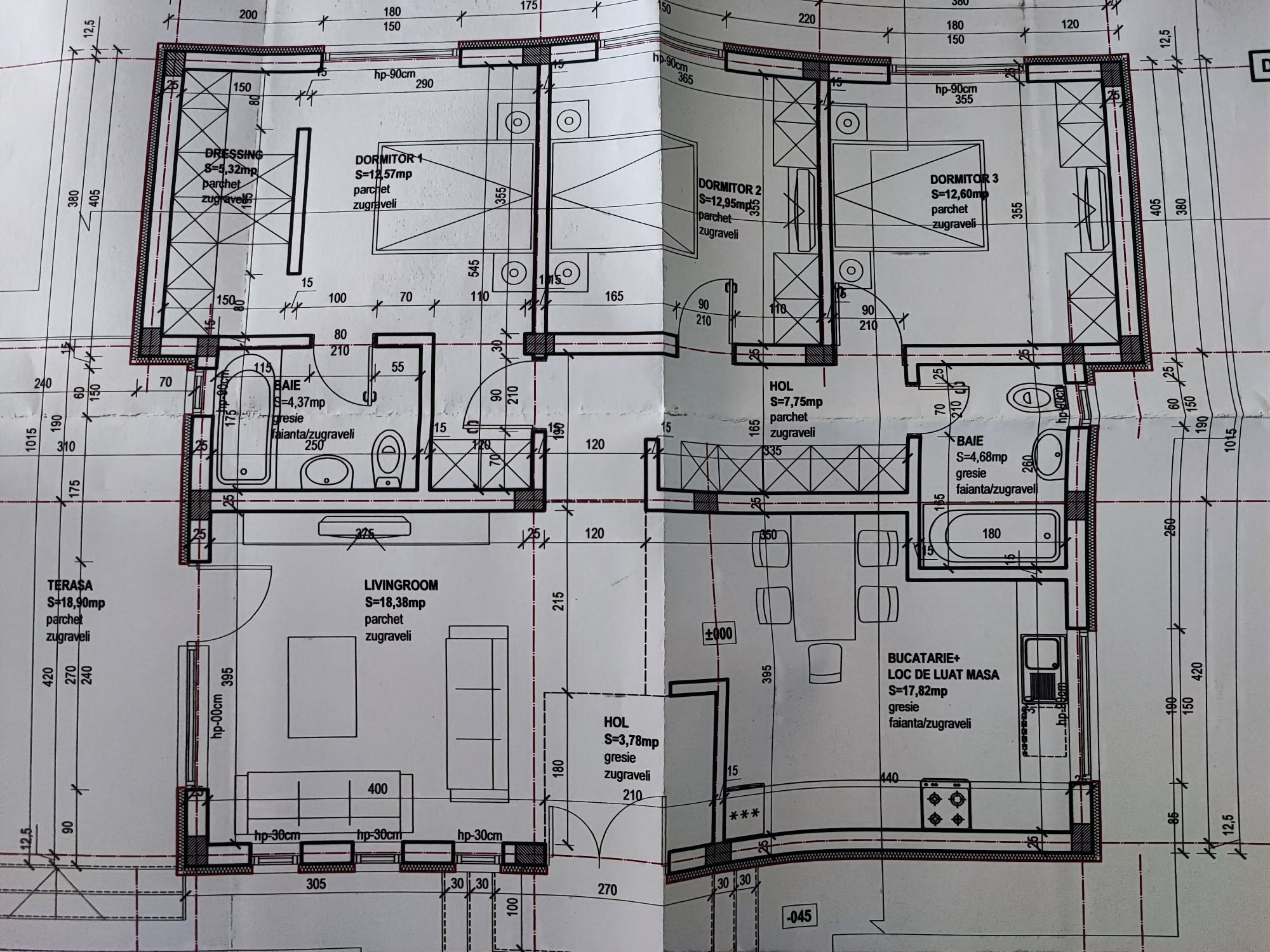 Tunari Dimieni  casa 4 camere 120 mp si curte frumoasa 600 mp