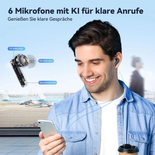 Casti EarFun Air NC 2 Bluetooth