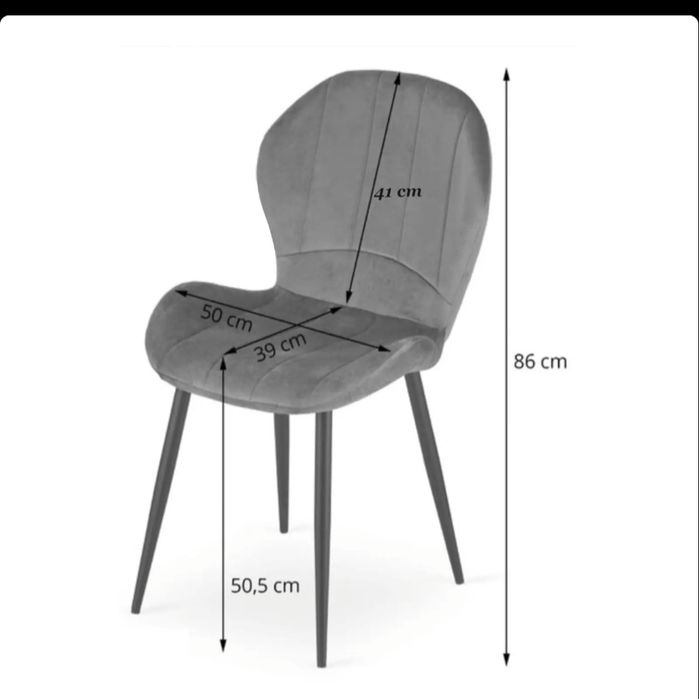 Set 4 Scaune Piele Ecologică