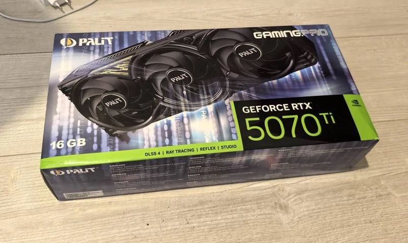 Palit gamnig pro rtx 5070 ti 16gb топовая