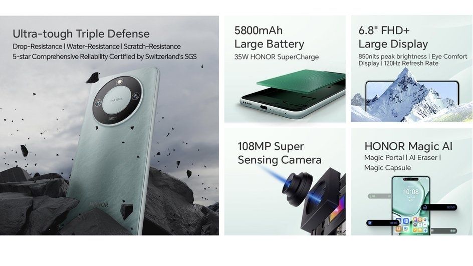 Honor X9c Smart 2025 Uzimei registratsiya Optom Uzimei Global