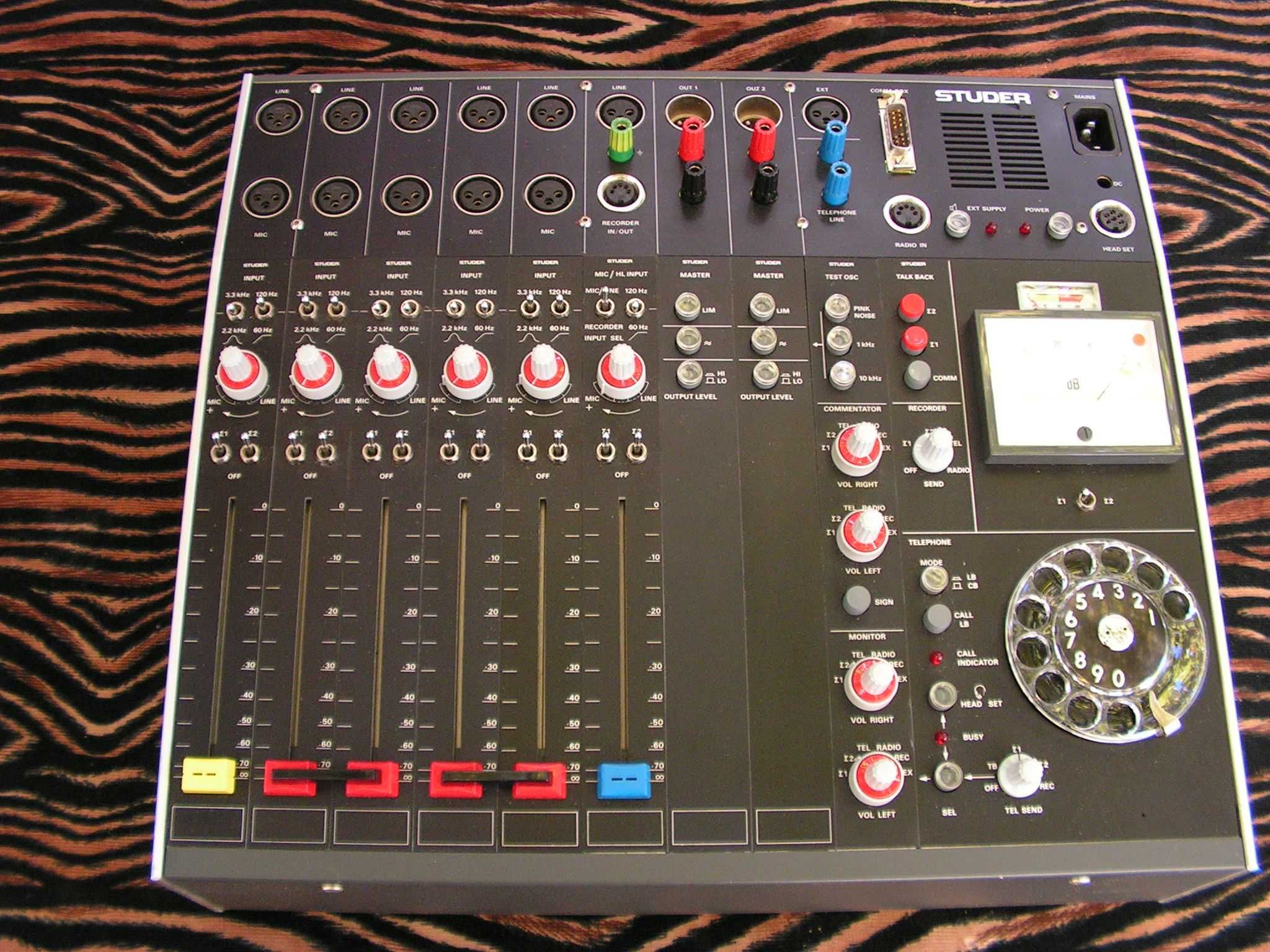 Винтидж MIXER  Studer 069 6/2 в уникален комплект