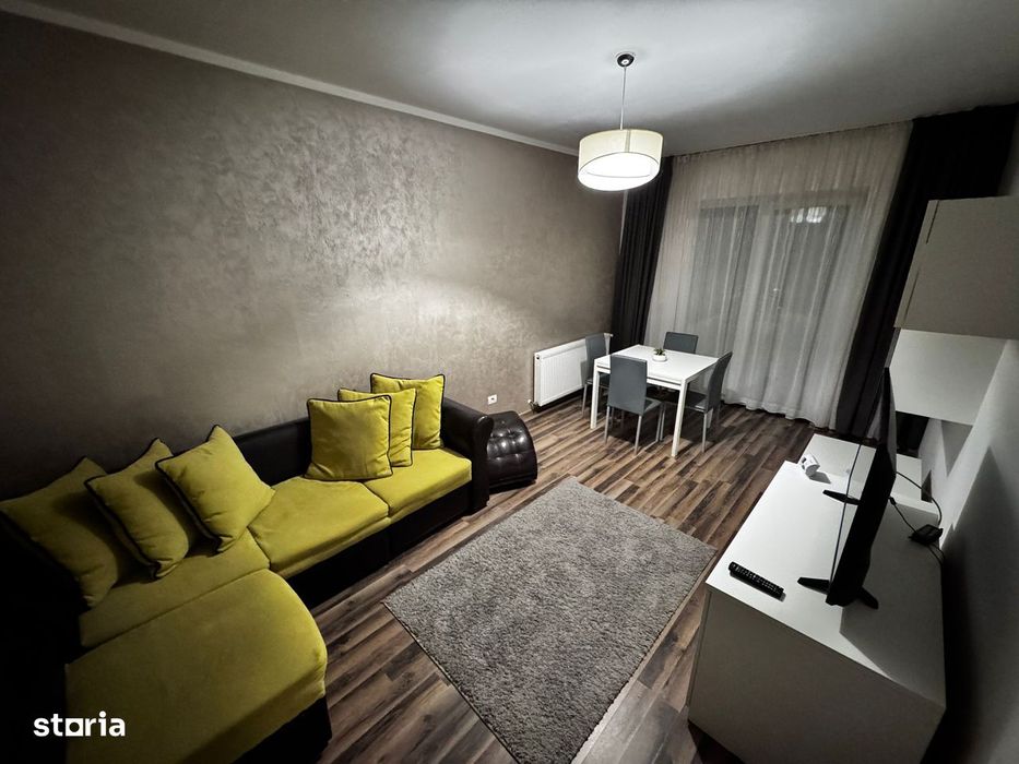 2 Cam-Nou-Parter-Lux-Unitatea Militara-Mobilat Complet-Balcon!