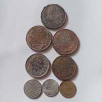 Стари български монети преди 1944,непочистени с автентичен вид!