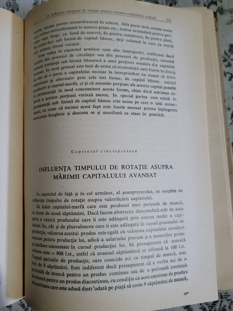 Capitalul, Karl Marx, vol.2 , 1951