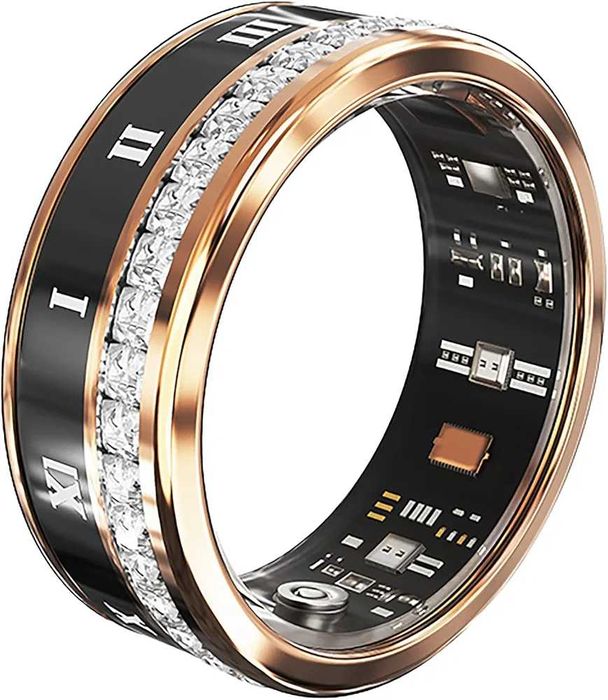 Нов проверен смарт пръстен за жени, фитнес диамантено проследяване ...