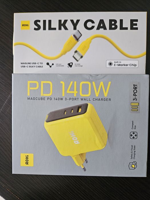 140W   PD 3.1  AOHi  Magcube   fast charge Triple Smart Charge