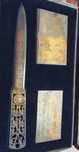 Set birou argint suflet cu aur 24k ce a aparținut lui Corneliu Vadim T