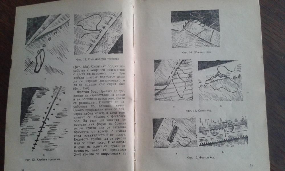 Книга - помагало "Как да кроим и шием сами" от 1963 година