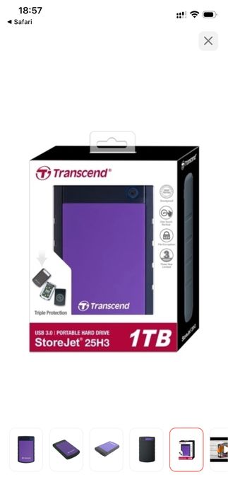 Продается жесткий диск Transcend 1TB