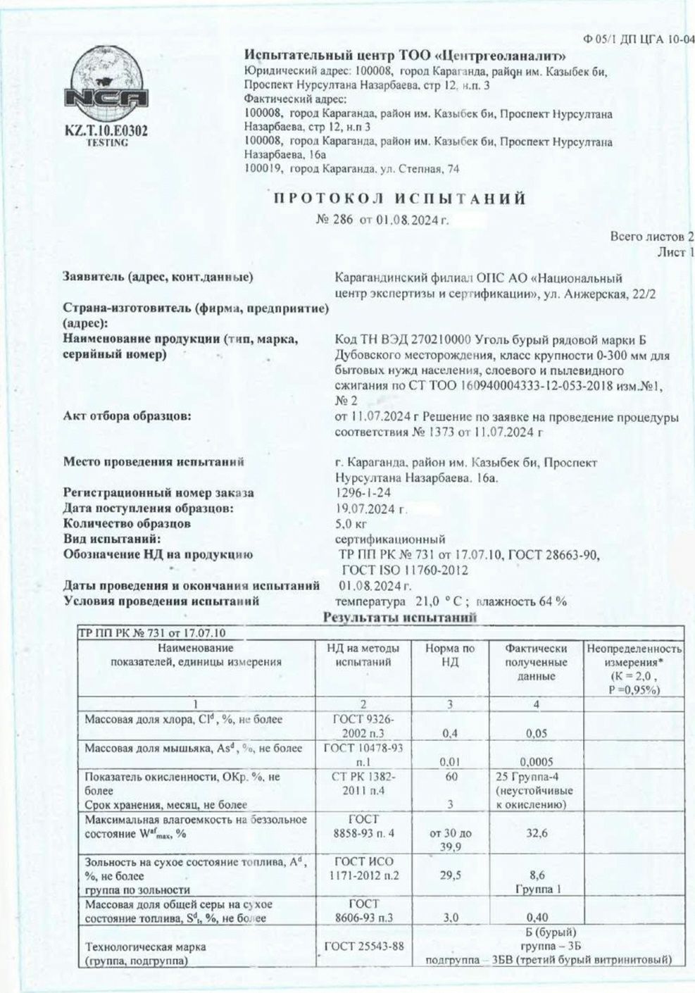 Вагонные поставки угля из Караганды