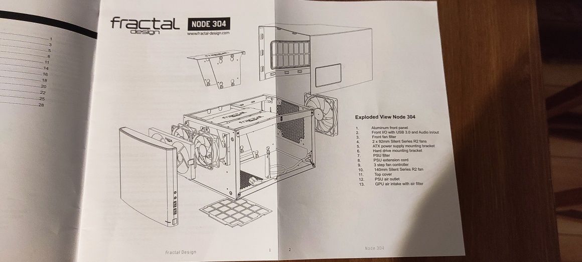 Минималистична PC кутия FRACTAL DESIGN NOD 304 бяла