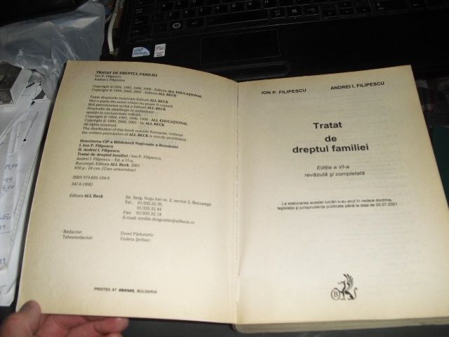 TABELELE SINCRONICE cu Dedicatie Semnata Mihail Guboglu Editia 1955