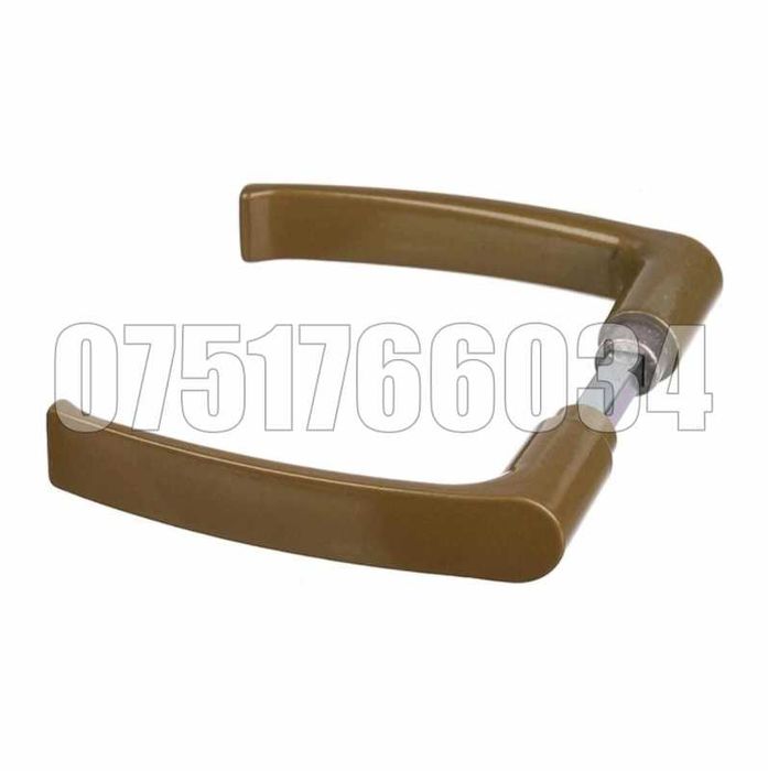 Maner Clanta Usa Interior + Rozete Aluminiu Maro LIVRARE GRATUITA