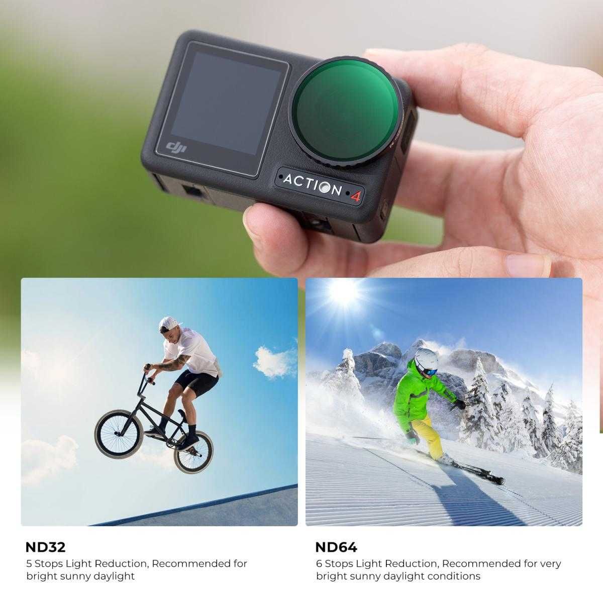 UV CPL ND Филтри K&F Concept за DJI Osmo Action 4 / 5