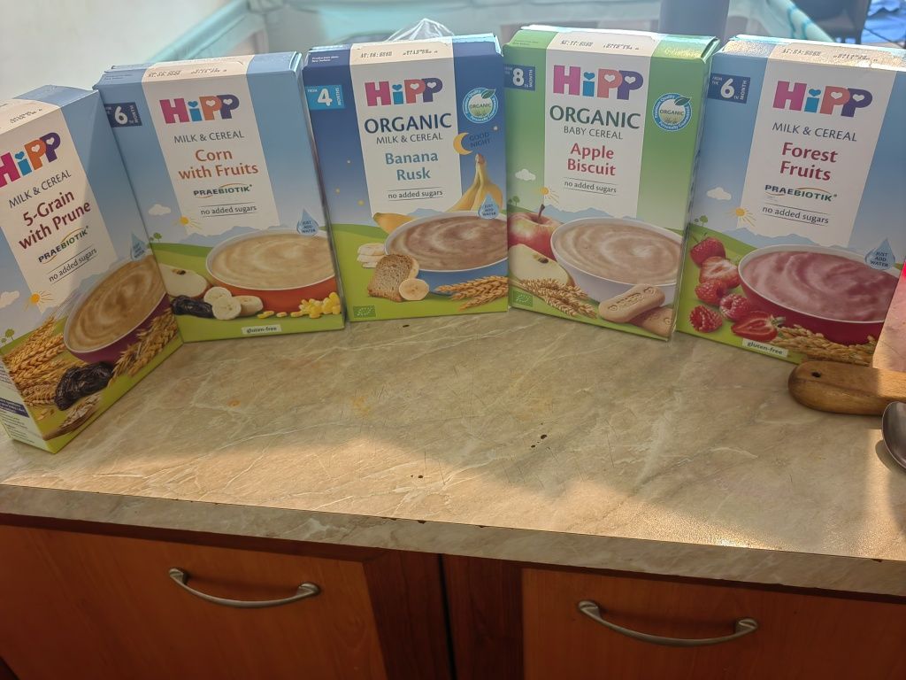 Млечни каши на Hipp