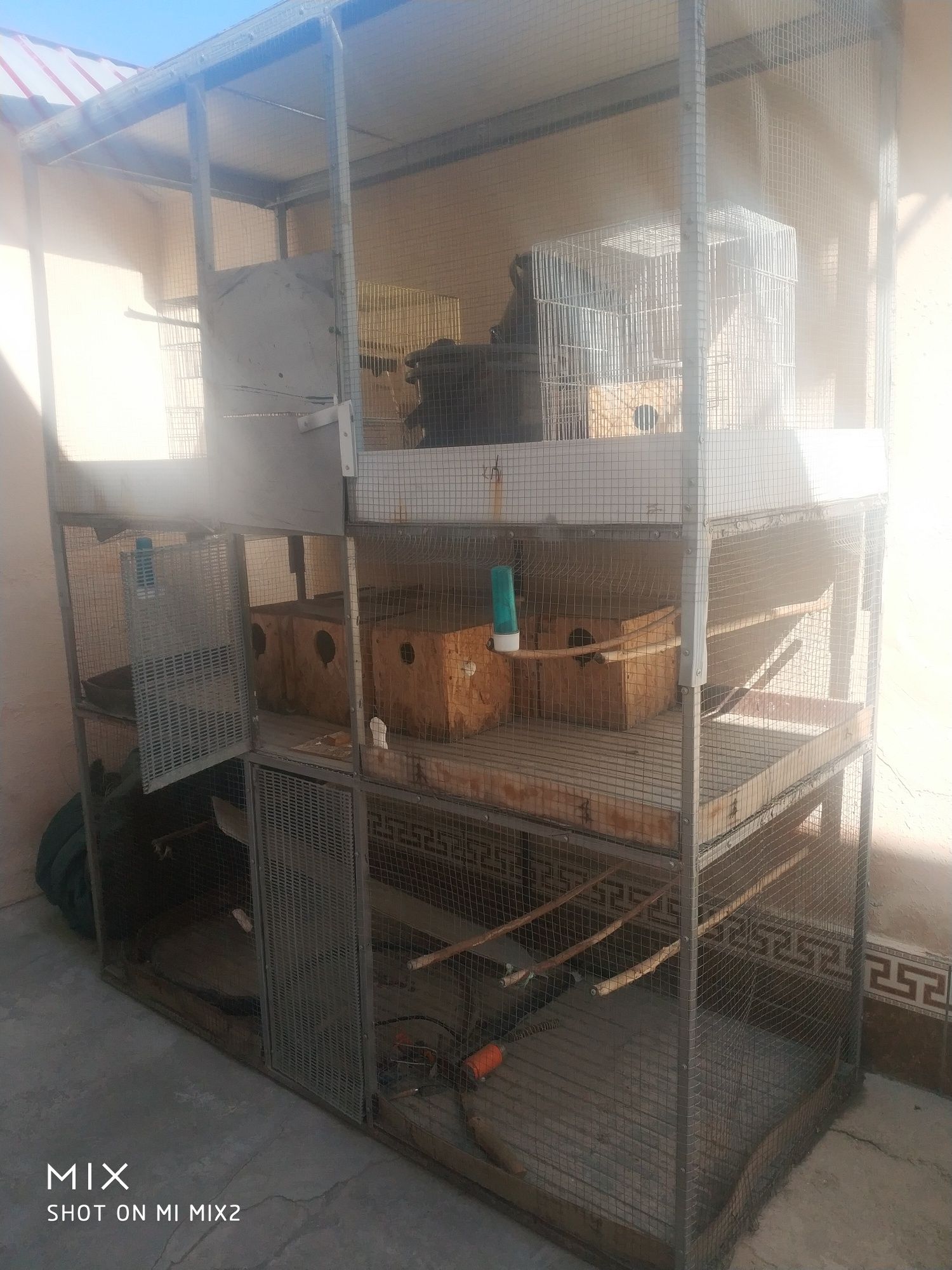 Qushlarga qafas 3 etajlik