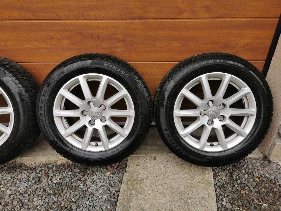 Jante originale Audi R16+cauciucuri iar a 225/55/16