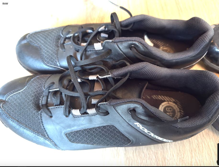 Pantofi MTB ciclism Shimano si Rockrider măsură 46
