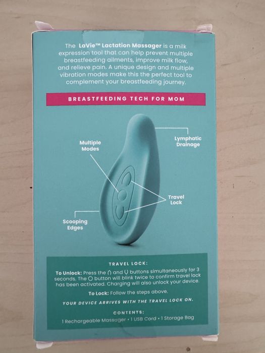 LaVie Lactation Massager - aparat de masaj pentru alaptare, ca nou