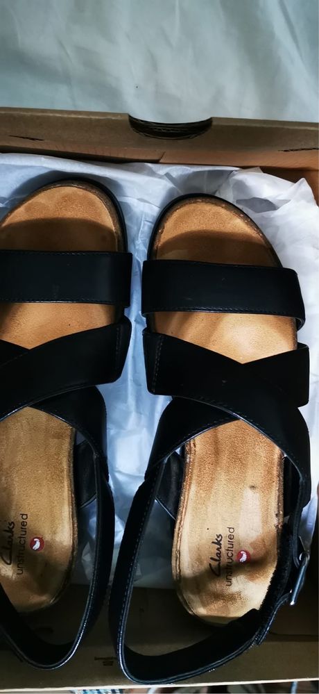 Sandale Clarks piele 38 in stare foarte buna