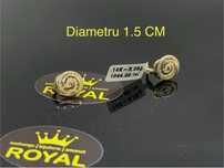 Bijuteria ROYAL : Cercei AUR 14K / 3.08 GR