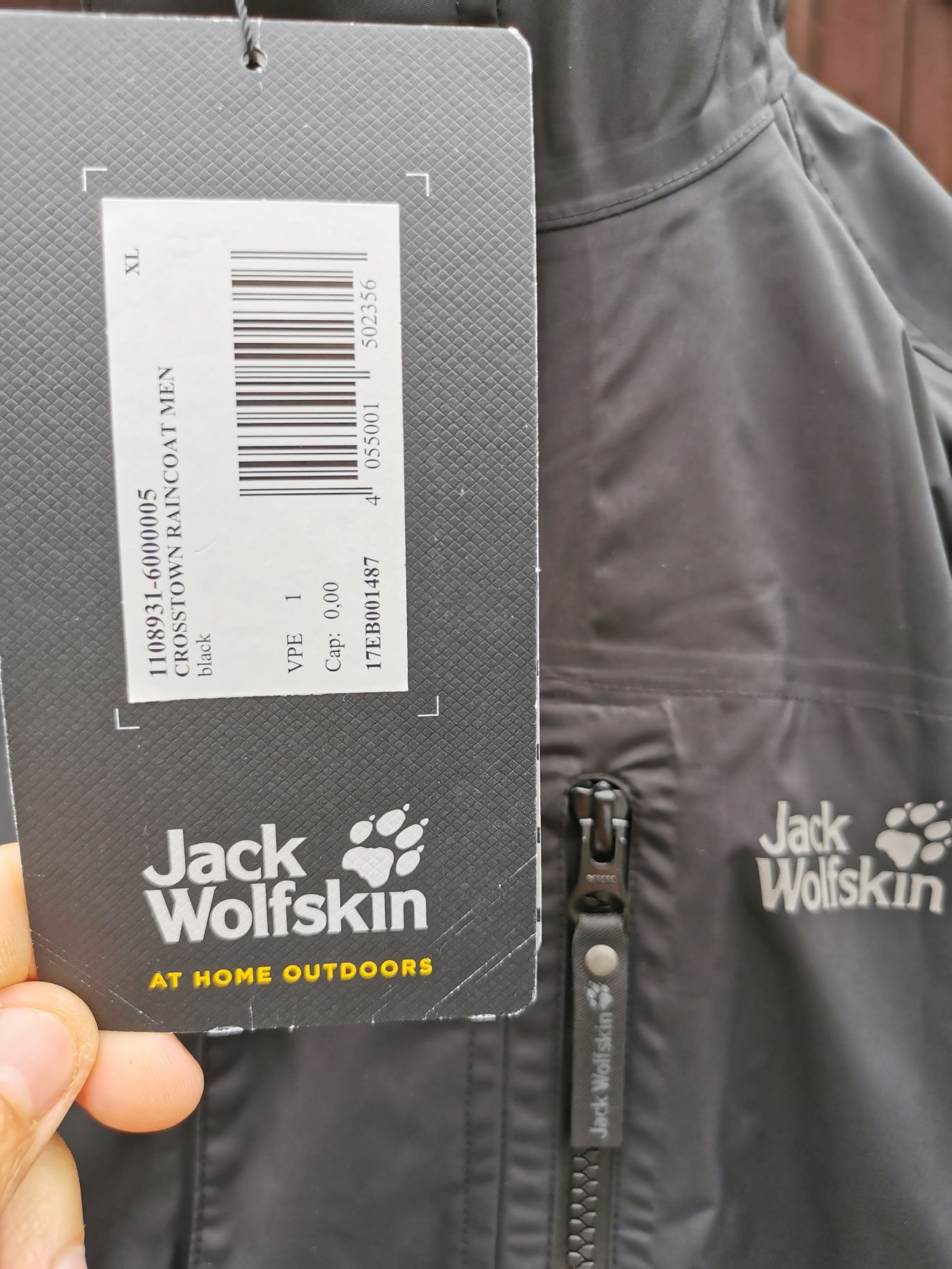 Geacă nouă Jack Wolfskin Raincoat XL bărbați