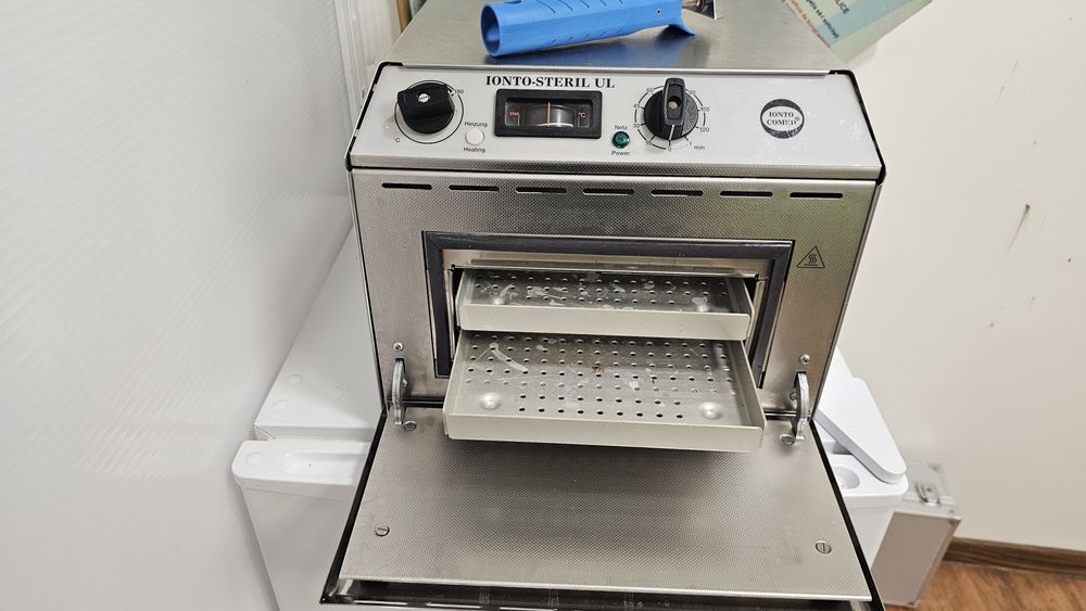Pupinel, sterilizator cu aer cald
