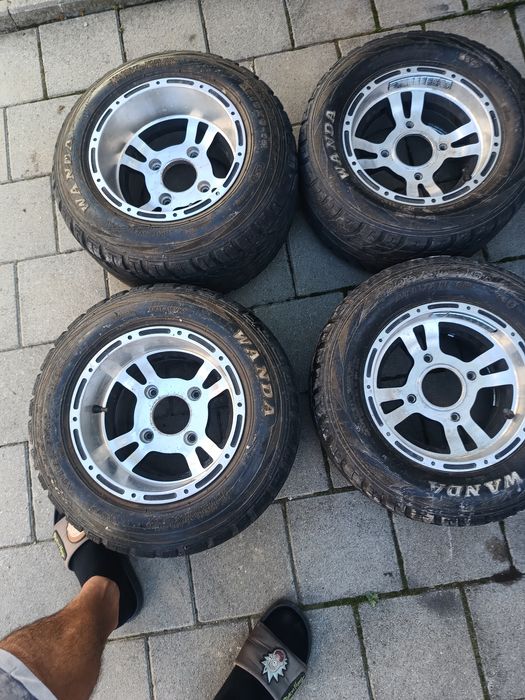 Anvelope atv  cu jante aliaj