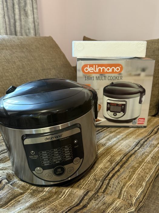Мултикукър Delimano Multicooker 18 in 1 НОВ, НЕ ИЗПОЛЗВАН