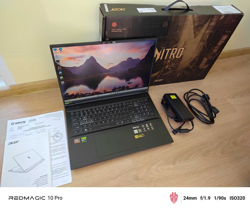 Ryzen AI 9 365/RTX 5070 8GB GDDR7/32GB RAM/1TB SSD/Acer Nitro 18 AI