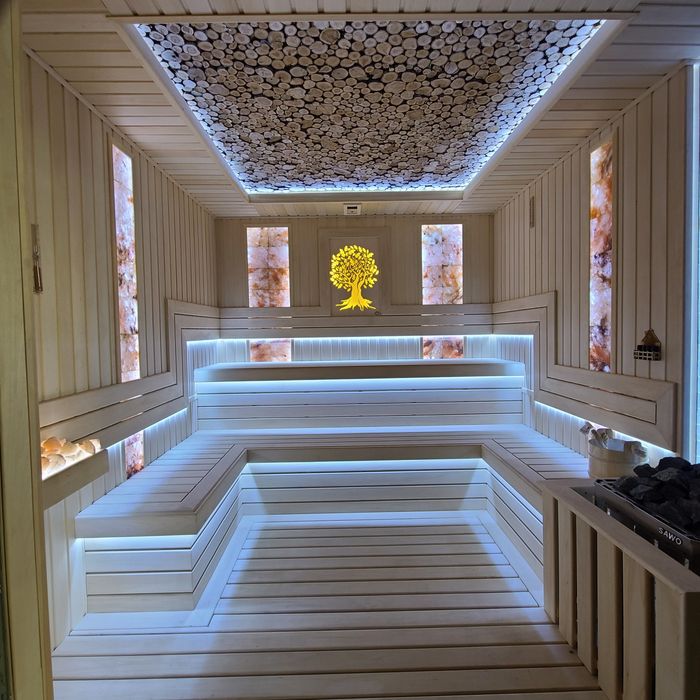 Neo klasika uslubdagi finiski va turetski sauna pod klyuch qurib bersh
