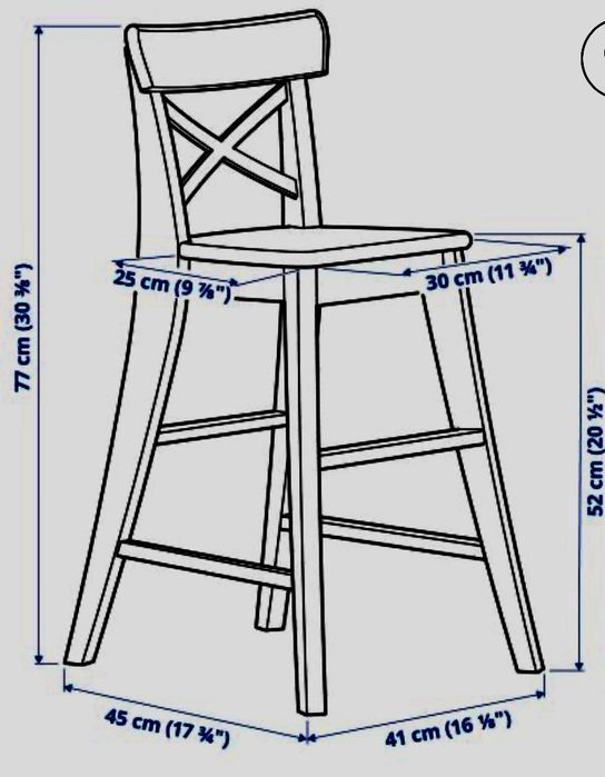 ДЕТСКО СТОЛЧЕ
Модел Ingolf
Марка Ikea