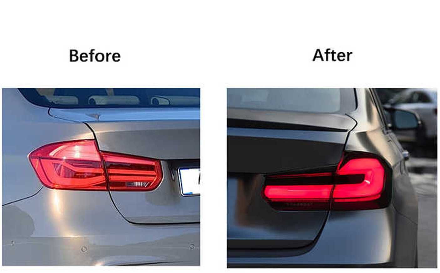 Сиви G20 дизайн тип LED стопове за BMW F30 3er 12-18