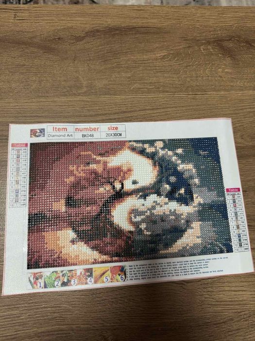 Продавам ръчно изработен диамантен гоблен