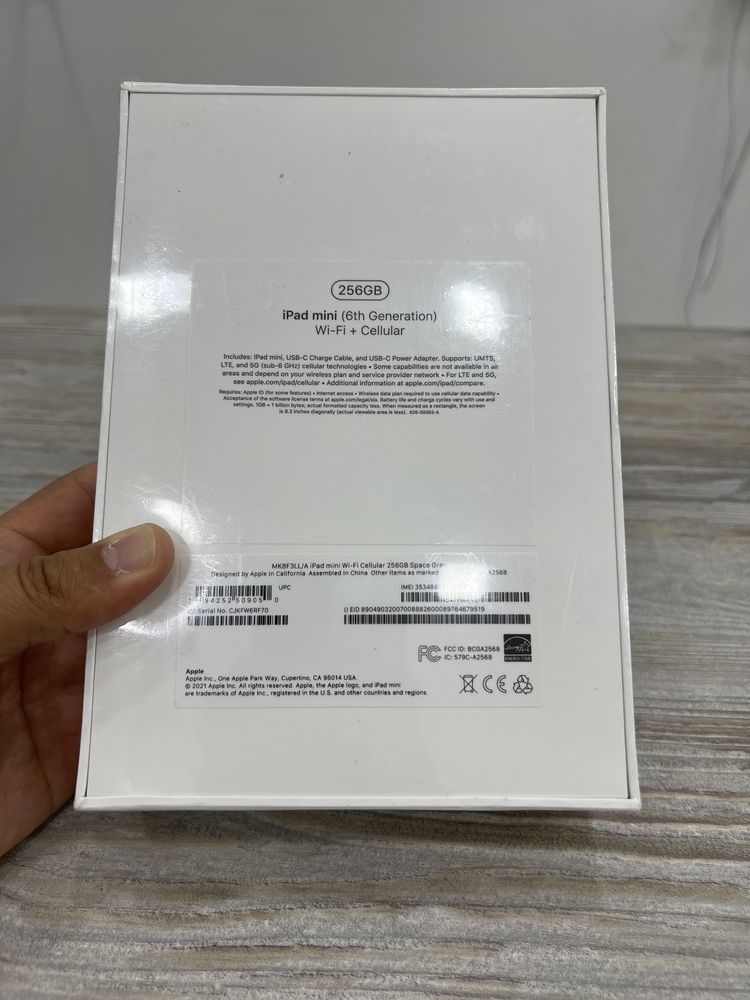 iPad Mini 6  256gb Wifi+Cellular 2021