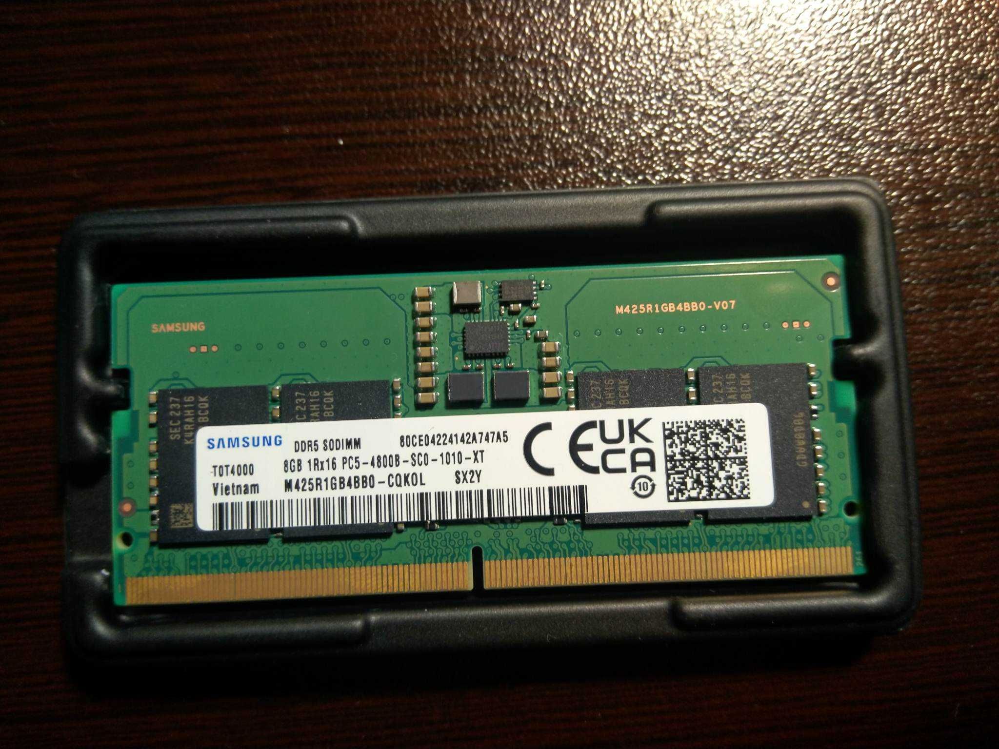 2Х RAM SAMSUNG 8gb DDR5 4800