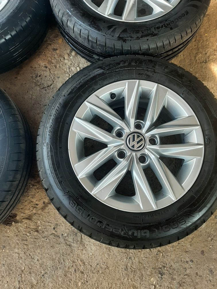 Jante aliaj cu anvelope vara 5 × 112 R 15