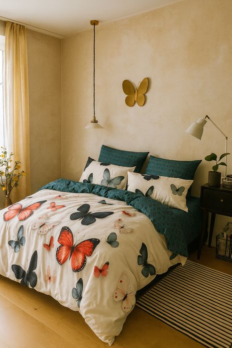 Lenjerie pat ,6 piese,Casa Pucioasa -bumbac finet ,model nou