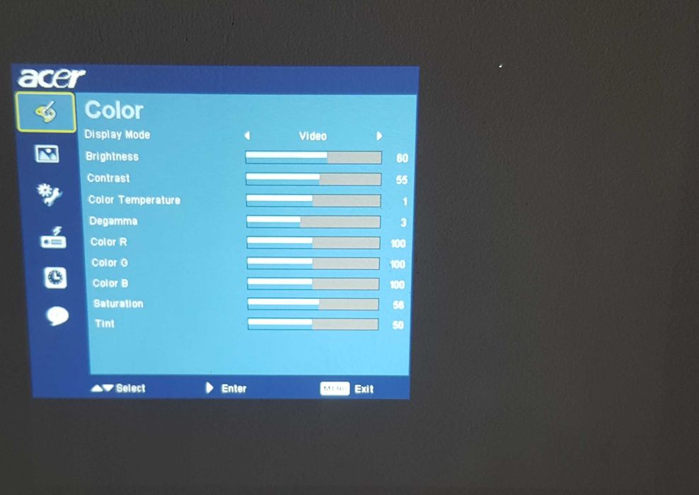 Acer X 1160 P videoproiector DLP Texas Instruments telecomanda filme