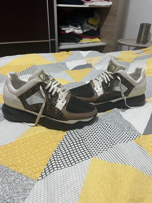 Adidasi Fendi Flow Piele