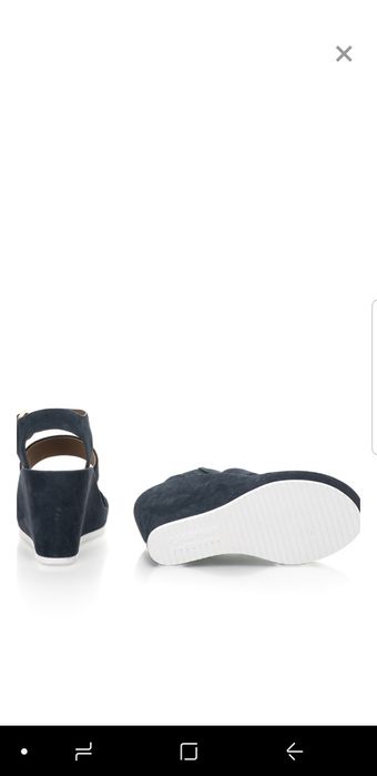 Sandale piele intoarsa Calvin Klein