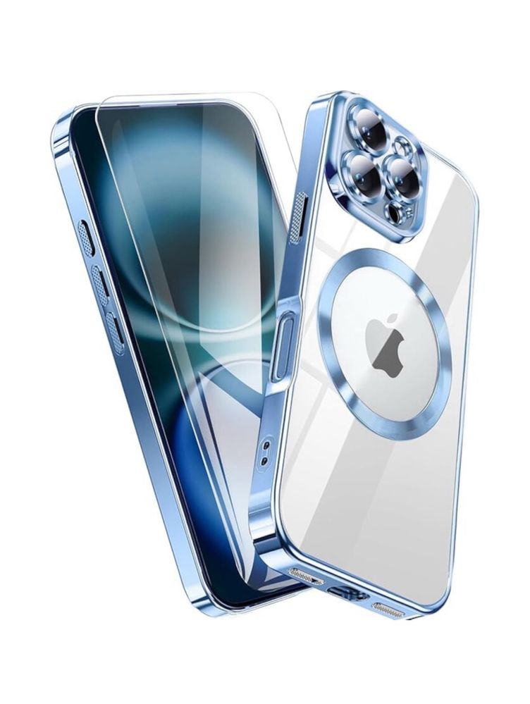 Husa Luxury Magsafe Transparenta Iphone 11/12/13/14/15/16E/16/PRO/MAX