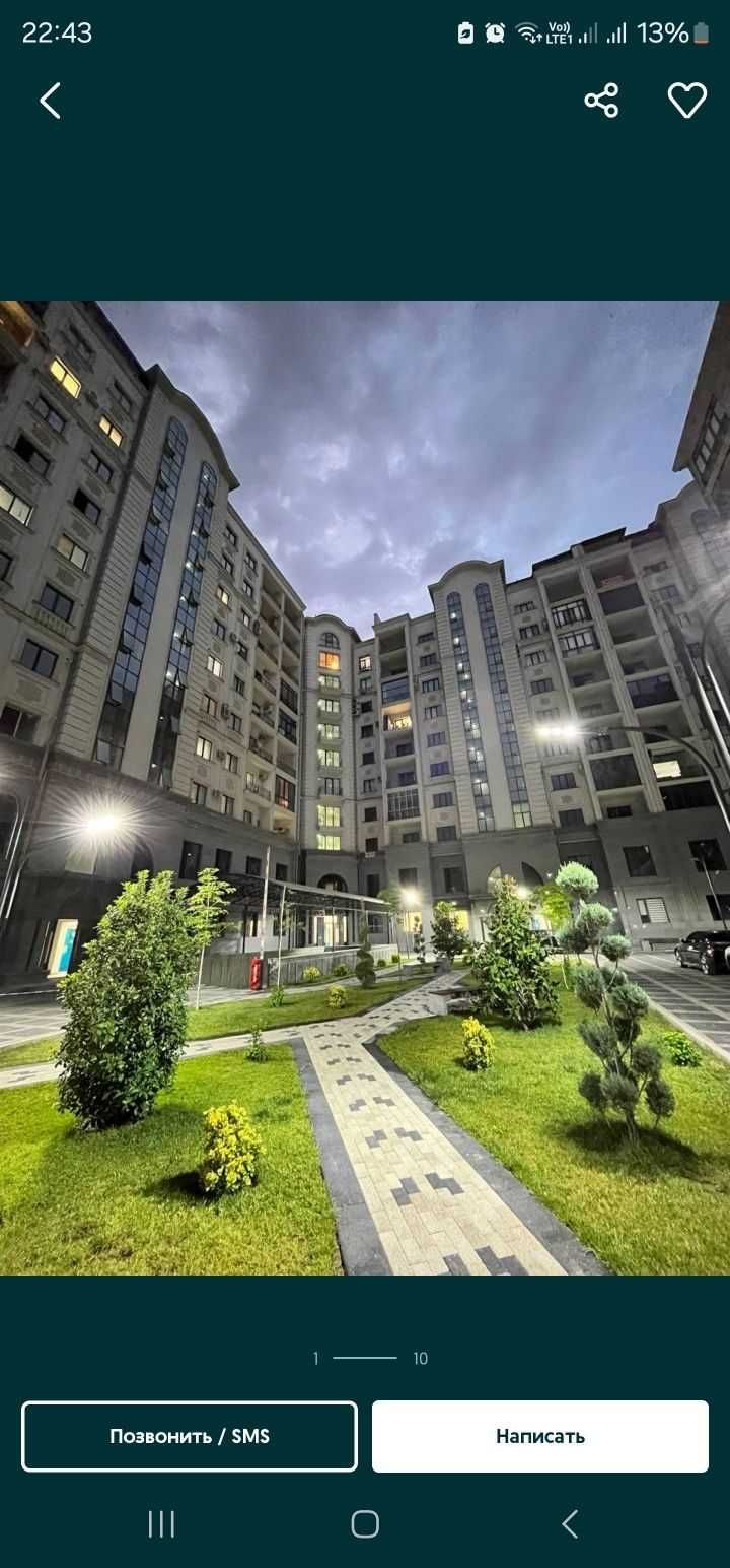 Продажа 3х ком квартира ЖК Muhtasham ул Амира Темура  (ЖЖБ)